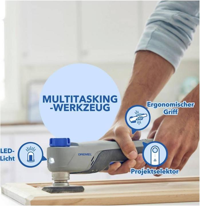 Produktbild Dremel Akku Multi-Tool MM12V-S1 Oszillationssäge 12V Säge (Multifunktionswerkzeug)