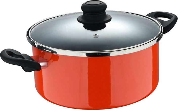 San Ignacio Topf mit Deckel valencia experto Orange Ø 24 cm (Pot, Carbon steel)