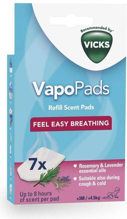 Vicks VapoPads VBR 7 Nachfüllpackung Rosmarin Lavendel Duft