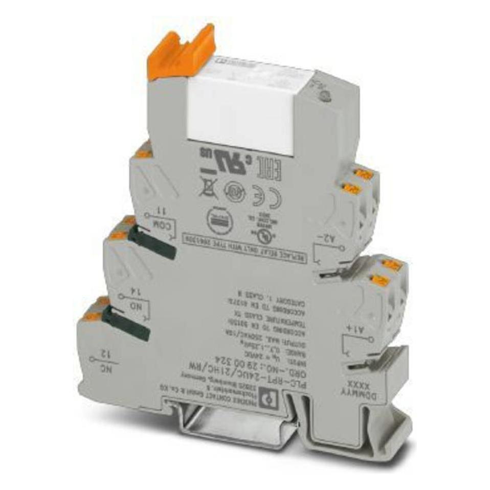 Phoenix Contact Plc-Rpt- 24Uc/21Hc/Rw Modulo Relè Tensione Nominale: 24 V/Dc Corrente Di Commutazione (Max.): 10 A, Relais