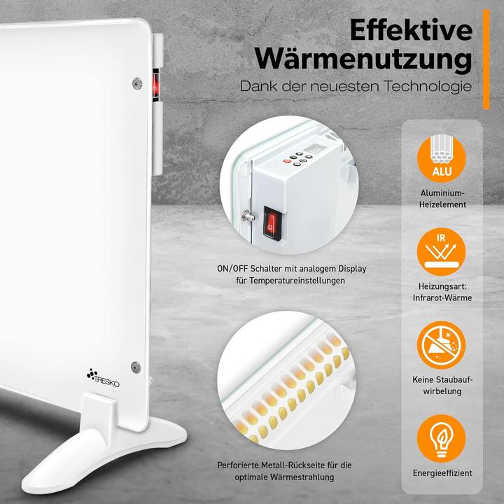 Actual product image Tresko Infrared heating (600 W)