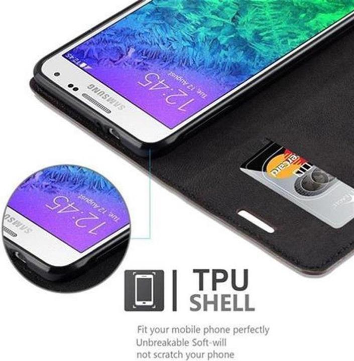 Productafbeelding Cadorabo Boek Onzichtbare Magneethoes (Samsung Galaxy Alpha)