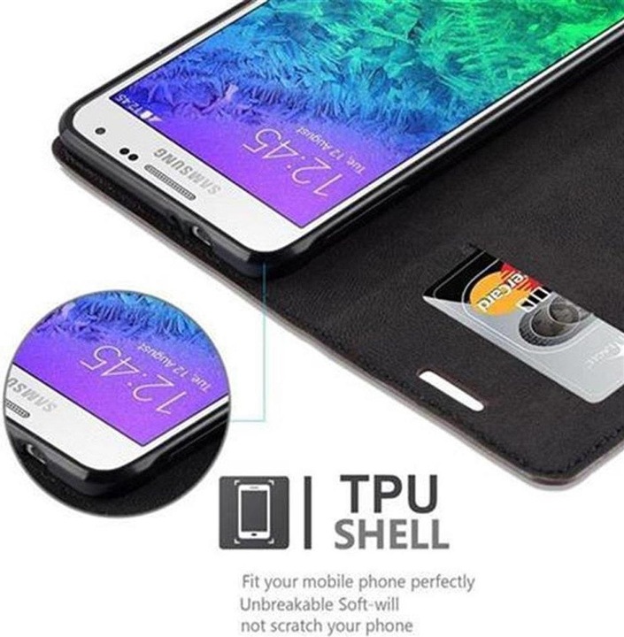 Produktbild Cadorabo Book Invisible Magnet Cover (Samsung Galaxy Alpha)