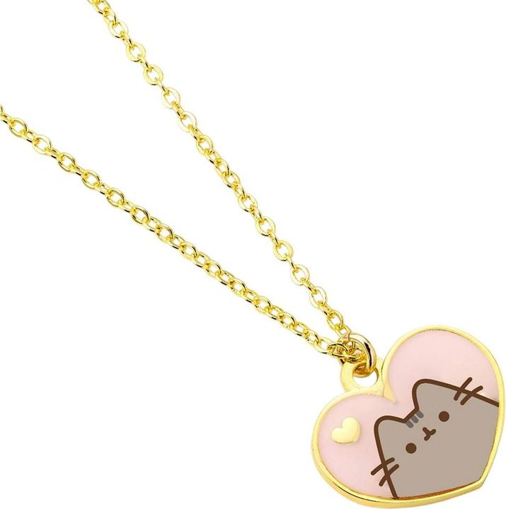 Produktbild Pusheen Goldfarben lackiert Halskette Metall (100% synthetisches Material)