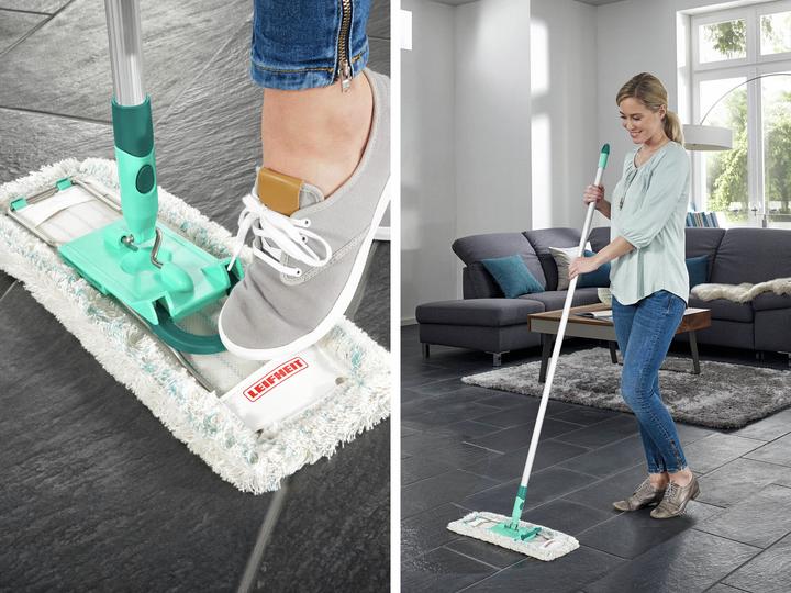 Produktbild Leifheit Bodenwischer Profi XL cotton plus Telescope (1 Stk.)