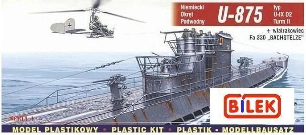 Image du produit Mirage Hobby Sous-marin allemand U 875 Type IX D2 Tour II et FA 330 Bachstelze
