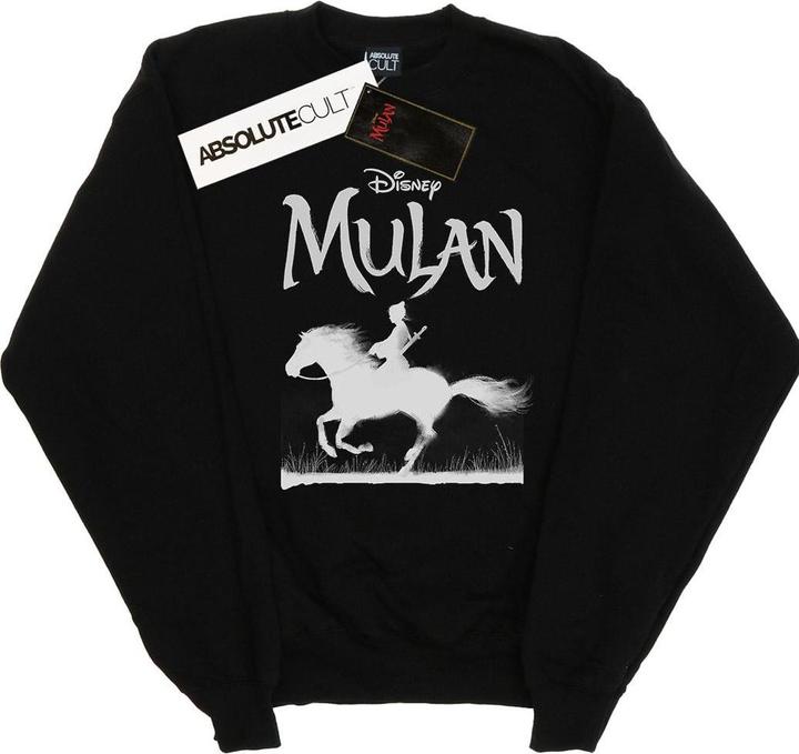 Actual product image Disney Girls Mulan Movie Mono Horse Sweatshirt (128)