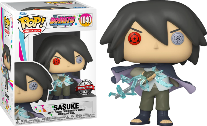 Actual product image Funko POP! Animation Boruto - Sasuke Sharingan Edition Limitée