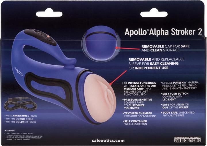 Actual product image CalExotics Apollo Alpha Stroker 2 - Vagina