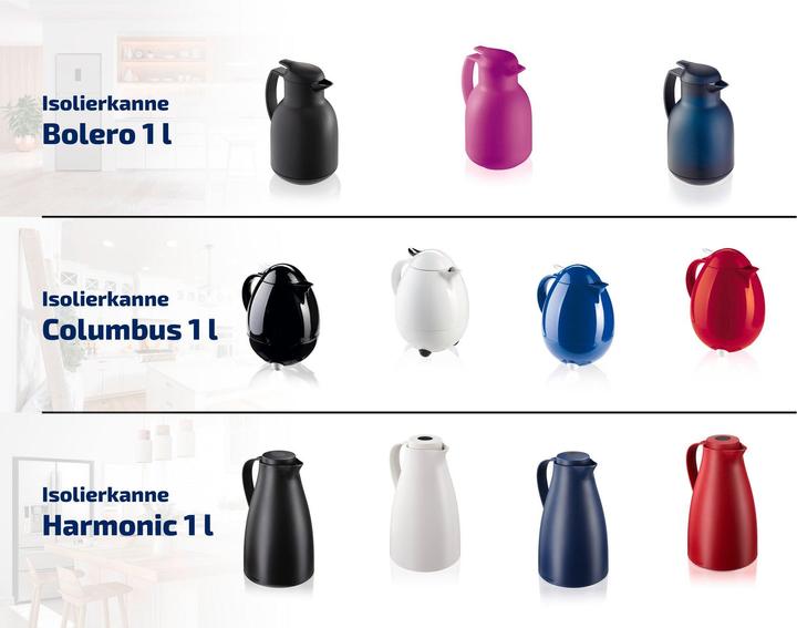 Produktbild Leifheit Isolierkanne Columbus 1L dunkelblau (1 l)