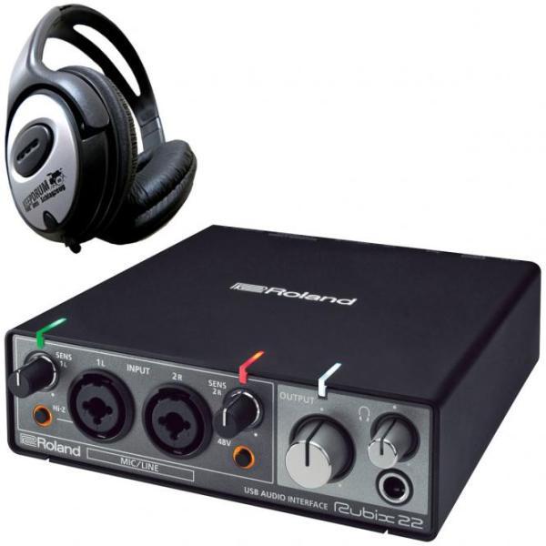 Roland Rubix22 USB audio interface with headphones (USB)