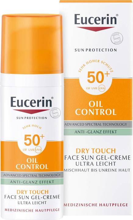 Actual product image Eucerin Sun Gel Cream (Sun cream face, SPF 50+, 50 ml, 150 g)
