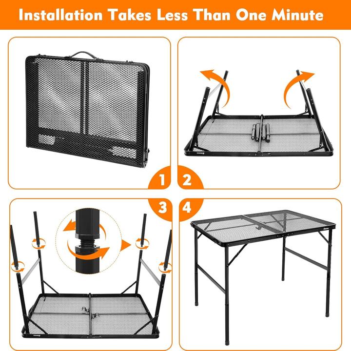 Image du produit E Eaststorm Klappbarer Gartentisch