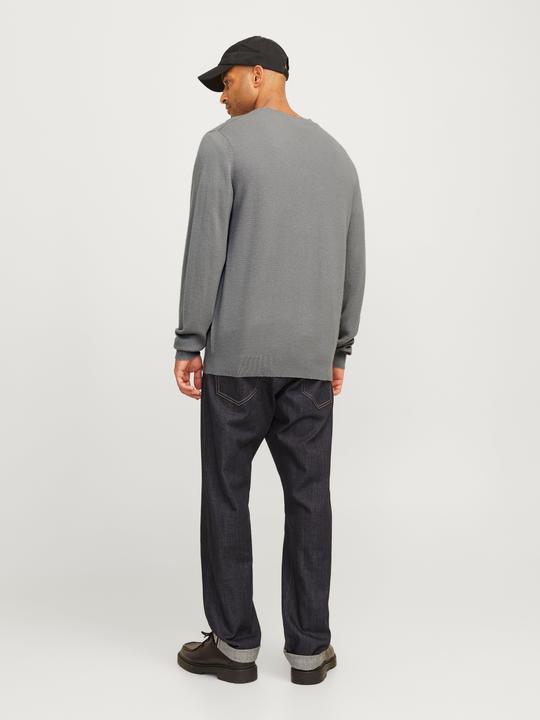 Produktbild Jack & Jones RDD Einfarbig Strickpullover mit Rundhals Strickpullover mit Rundhals (M)