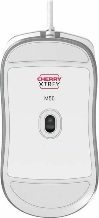 Actual product image CHERRY xtrfy M50 White Wireless Mouse (Cable, Wireless)