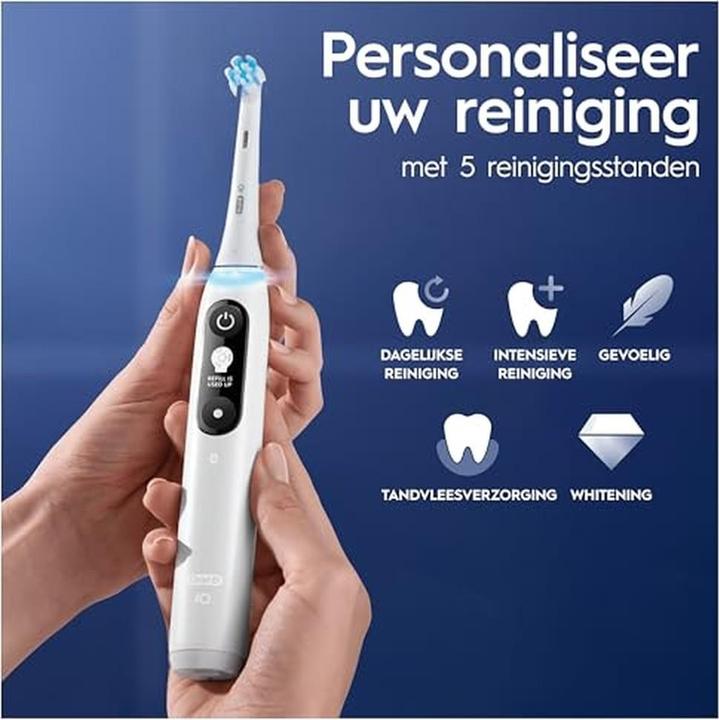 Actual product image Oral-B iO Series 6N Wit + extra iO Gentle Care opzetborstel (Oscillating toothbrush)
