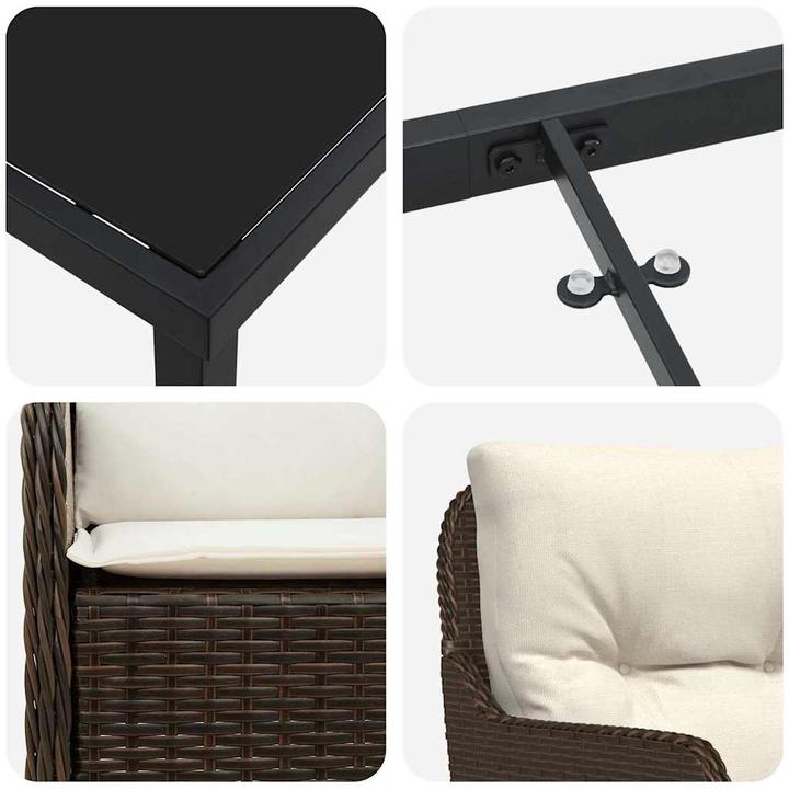 Produktbild vidaXL Gartenset (160 x 80 x 73 cm)