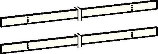 Produktbild Dormakaba Montageplattenset zu Gleitschienen G-SR flach (Balkontür, Eingangstür, Holztür, Zimmertür)