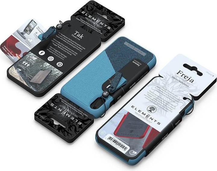 Image du produit Nordic Elements Freja anglais - Housse iPhone Xs Max (pétrole) (Apple iPhone XS Max)