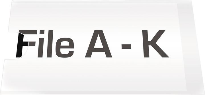 Actual product image Q-Connect Viewing window Label Holders