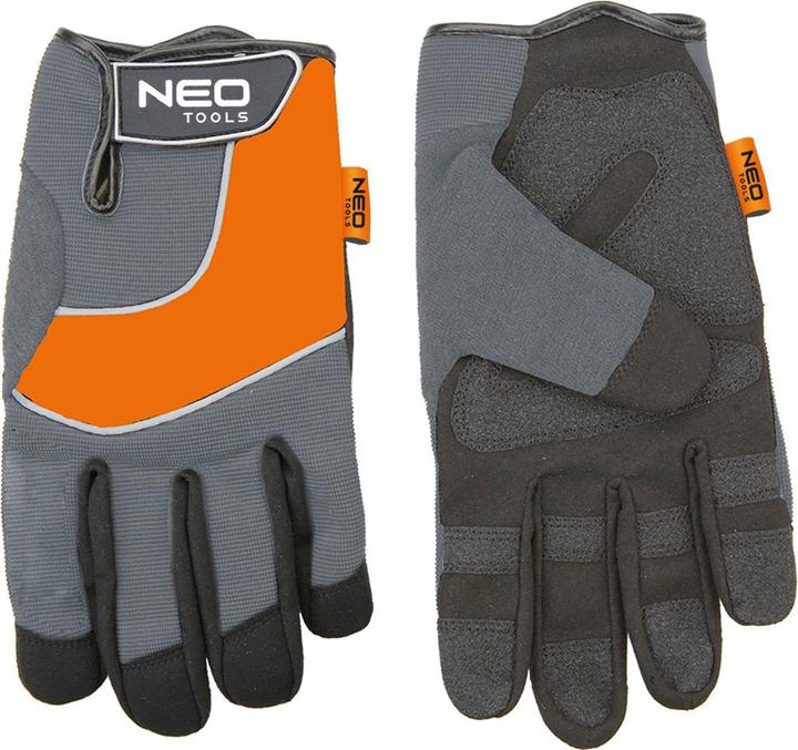 Neo Tools Synthetic Work Gloves PVC Inserts 10 Inch Size (97-605)