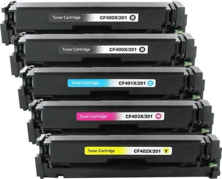 Actual product image Hermex Compatible Toner XL for MFP M277dw (M, FC, C, Y)