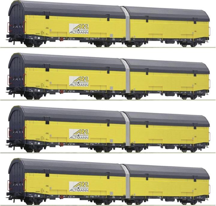 Produktbild Roco H0 Ro 4er-Set Autotransport, Ars Altmann (Spur H0)