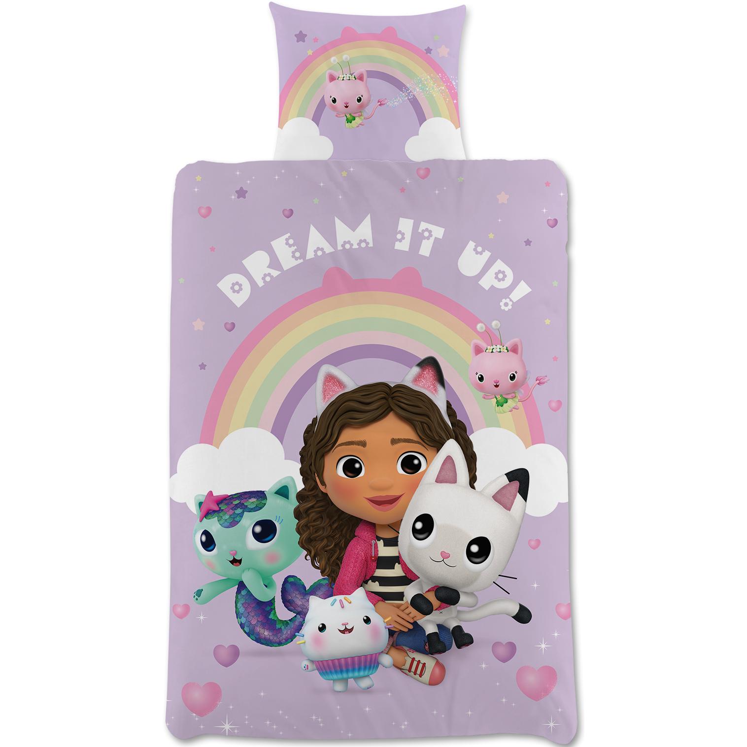 Gabby's Dollhouse, Biancheria Da Letto Bambini, Gabbys Dollhouse Bedlinen Size 100X140 (100 X 140 Cm)