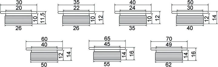 Produktbild Werkstarck Muschelgriffe