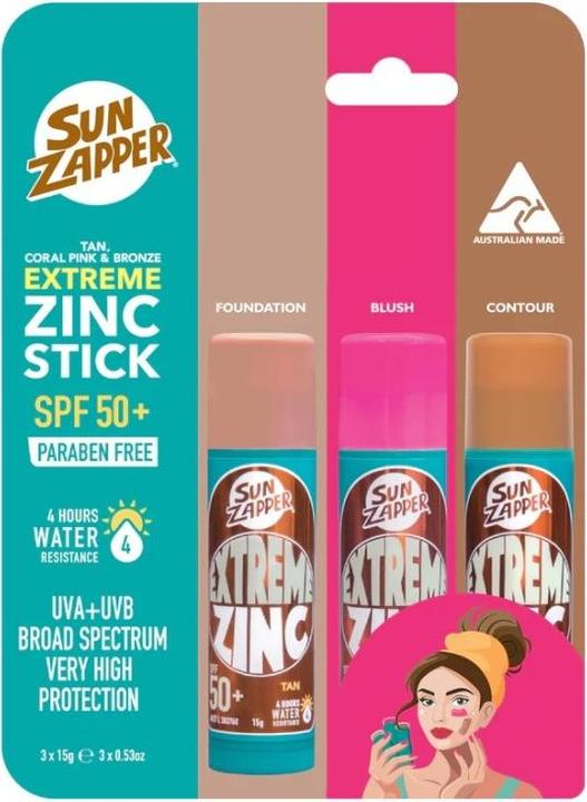 Immagine prodotto Sun Zapper Extreme Zinc Mixed Beauty Pack (Stick solare, SPF 50+)