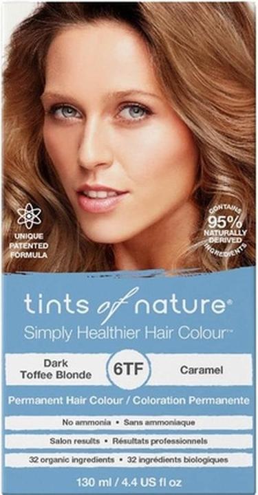 Immagine prodotto Tints Of Nature 6TF Tintura Permanente per Capelli Biondo Scuro Toffee 130ml (Biondo scuro mou)
