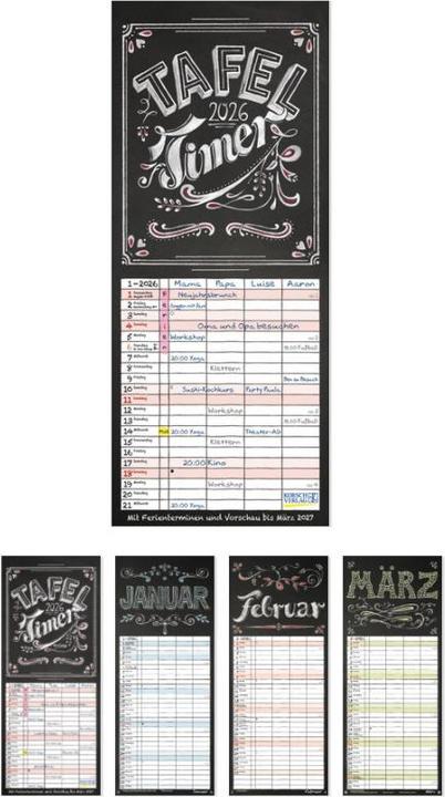 Produktbild Tafel Timer (19 x 46 cm, Harter Einband, Deutsch)