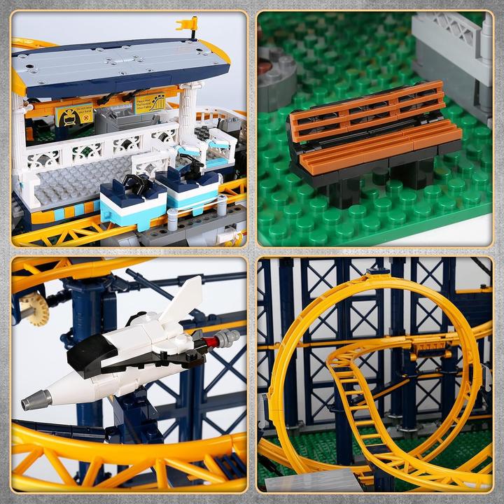 Produktbild Mould King Roller Coaster, Achterbahn