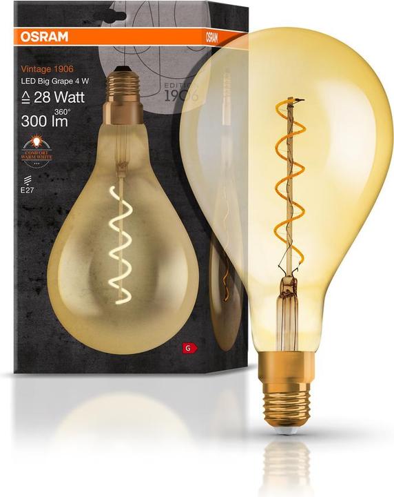 Immagine prodotto Osram Vintage 1906 Led Classic A (E27, 5 W, 300 lm, 1 x, G)