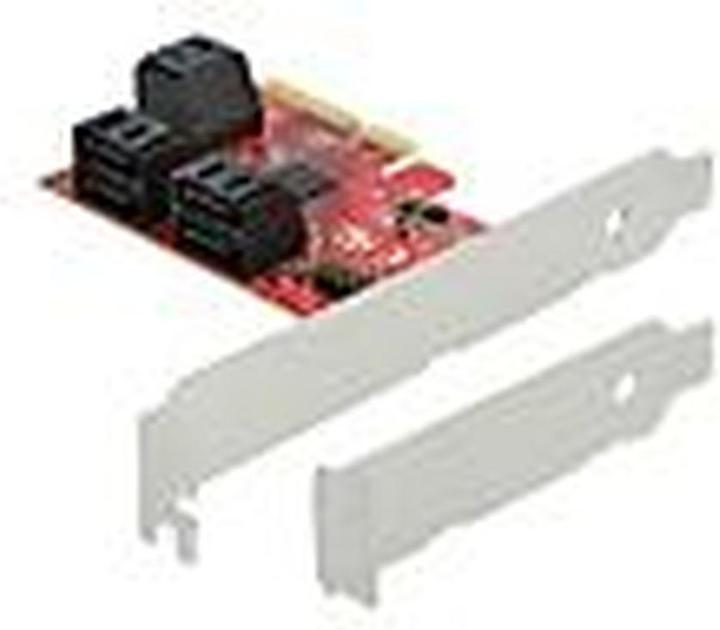 Actual product image Delock SATA controller PCI-Ex4- 6x SATA internal