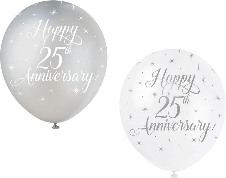 Unique Party Palloncini In Lattice Happy 80th Birthday 30 Cm 5 Pezzi 5 X Palloncini 24830841