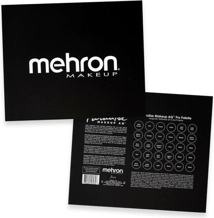 Actual product image Mehron Paradise AQ 30 Color Pro Palette