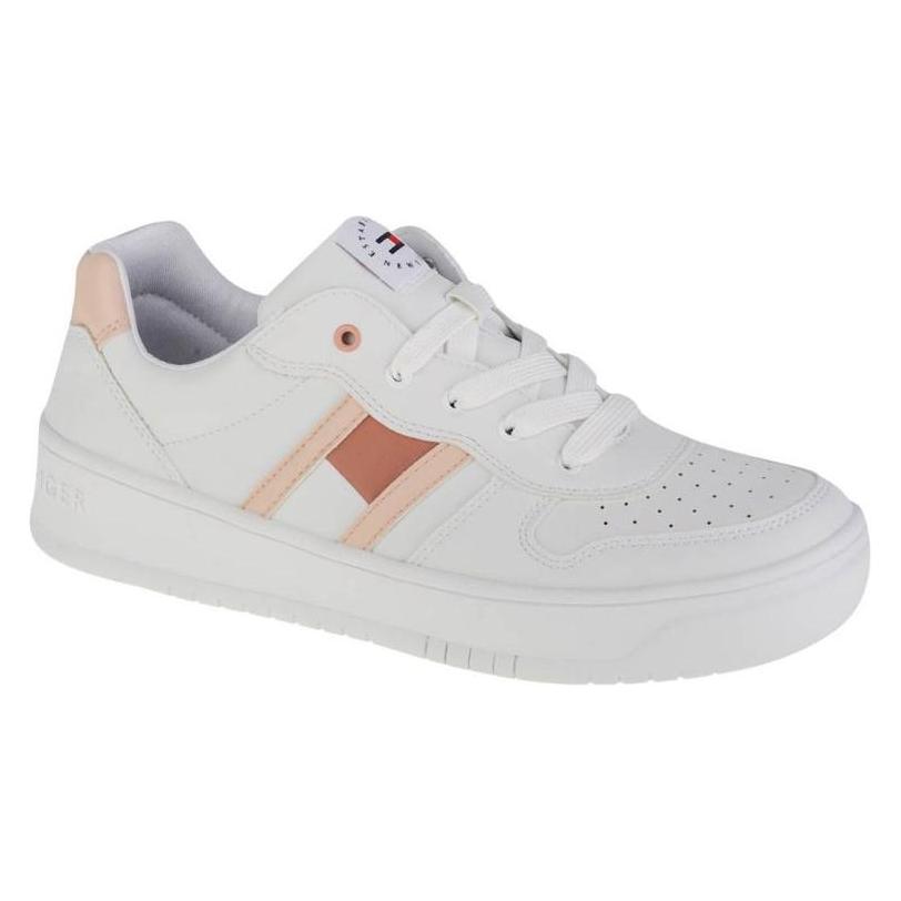 Tommy Hilfiger, Herren, Sneakers, Low Cut Lace-Up Sneaker T3A4-32143-1351X134 - 40, Weiss, (40)