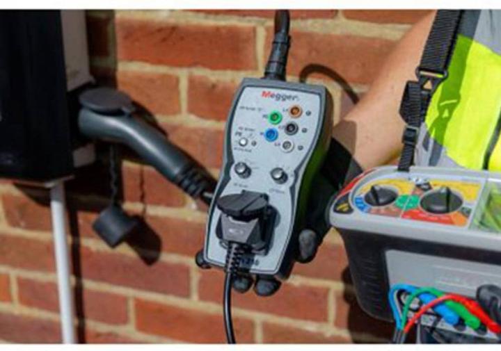 Actual product image Megger EV charging plug