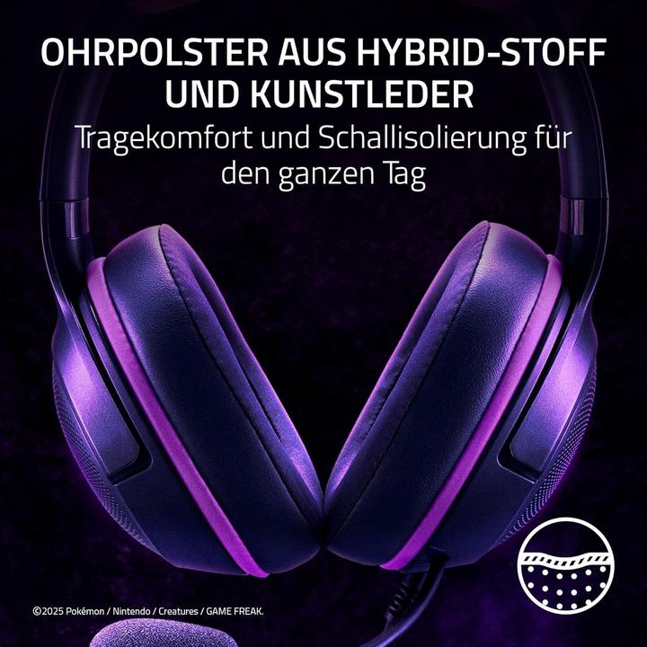 Productafbeelding Razer Kraken Kitty V2 - Pokémon Gengar Ed. (Bedraad)