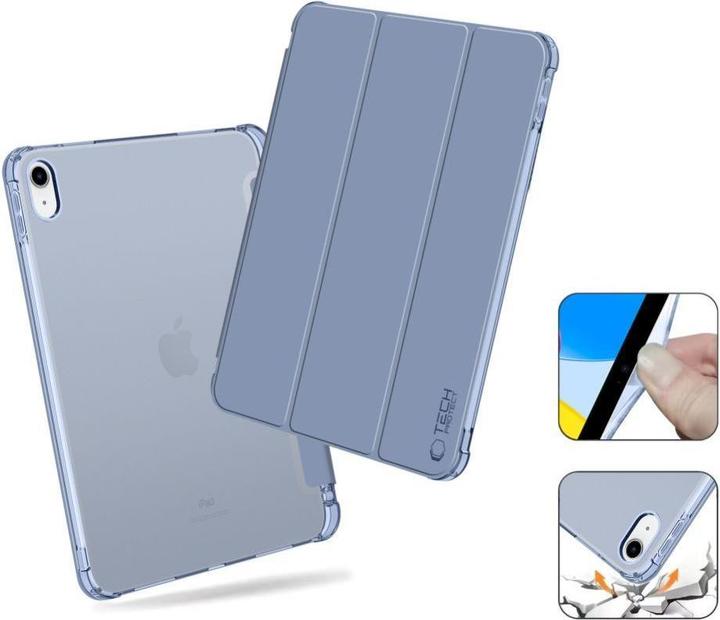 Produktbild Tech-Protect SC Pen Hybrid Case for iPad 10 / 2022 - Blue - Transparent (Apple iPad 2022 (10. Gen))