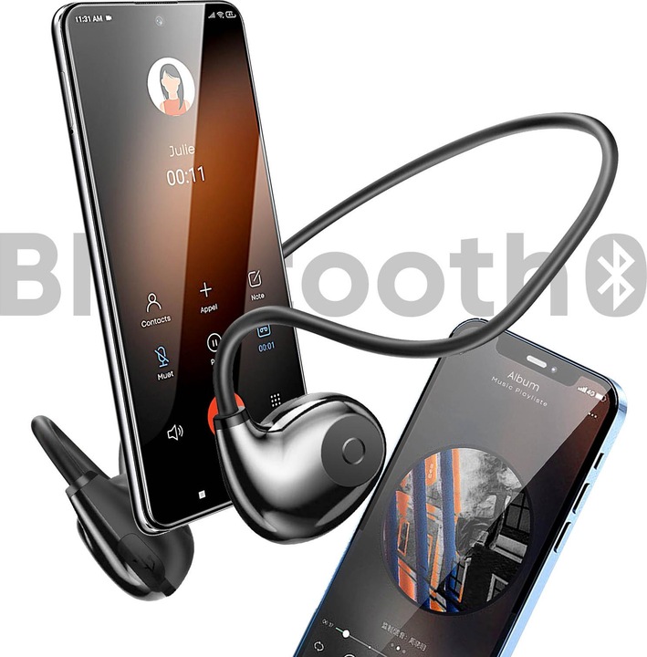 Actual product image LinQ Bone conduction, model HI8 (10 h, Wireless)