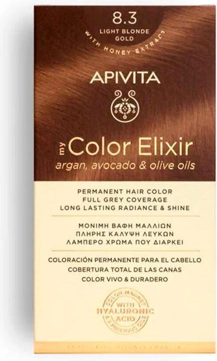 Apivita My Color Elixir 83 Light Golden Blonde Hair Color (83 Light Golden Blonde)