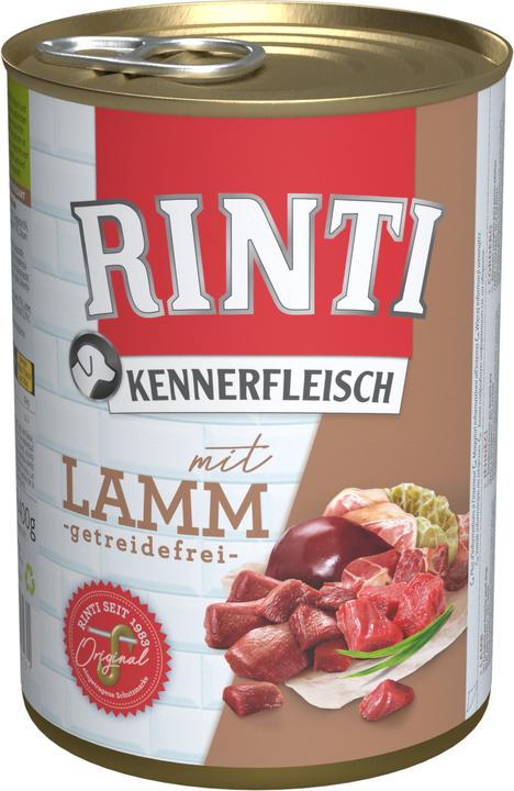 Produktbild Rinti Kennerfleisch Lamm Adult (Adult, 1 Stk., 400 g)