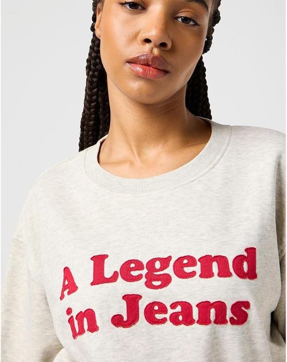 Image du produit Wrangler Relaxed sweatshirt, Oat, S (S)