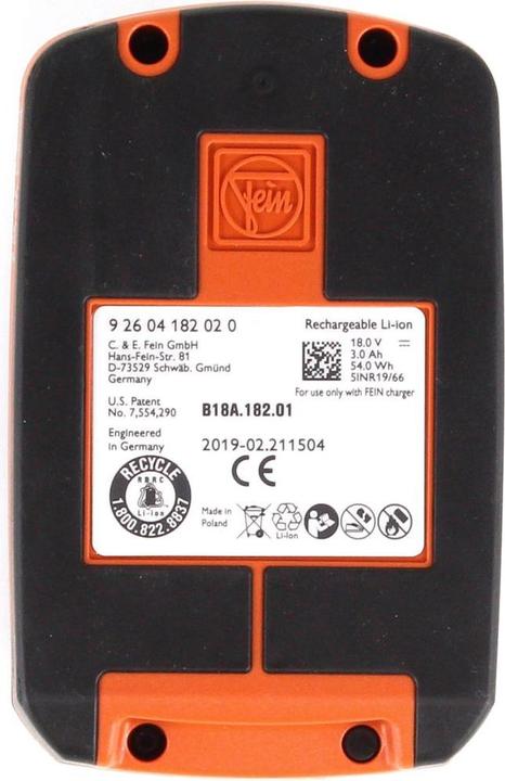 Image du produit Fein Akkus Li-Ion (18 V)
