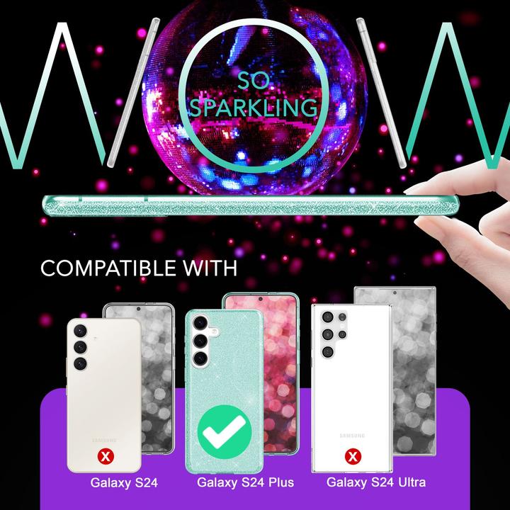 Image du produit Nalia Étui hybride pailleté (Samsung Galaxy S24+)