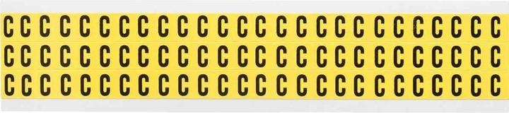 Brady 3410-C, B-499, black on yellow, 9 x 13mm, letter C, character height 8mm(25 K. á 78 E.)