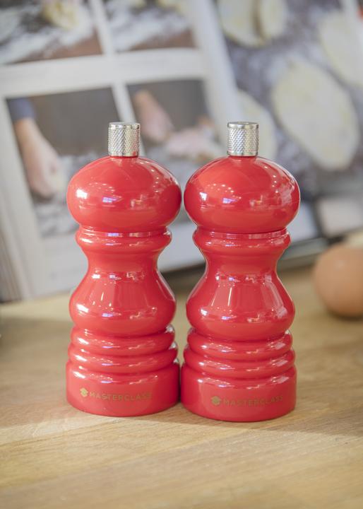 Actual product image Master Class 12cm Capstan Mill - Red, Gift Tagged (Pepper, Salt)