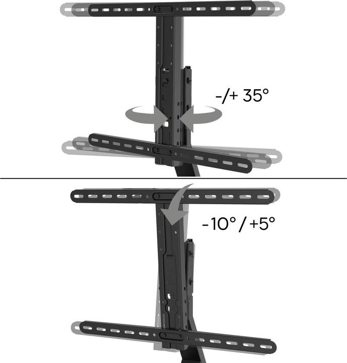 Image du produit Hama Pied TV (Universel, 65", 40 kg)